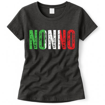 Italian Culture Family Italy Born Nonno Womens T-Shirt