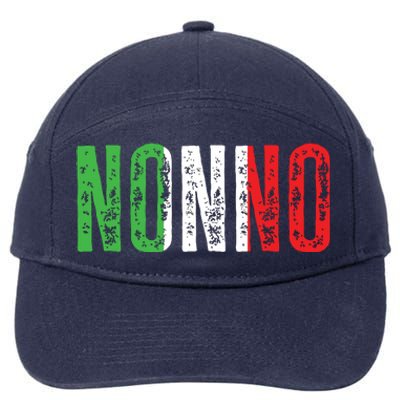 Italian Culture Family Italy Born Nonno 7-Panel Snapback Hat