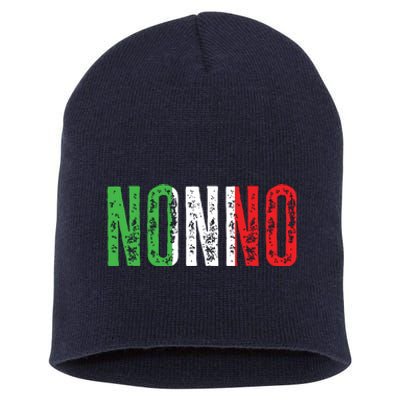 Italian Culture Family Italy Born Nonno Short Acrylic Beanie