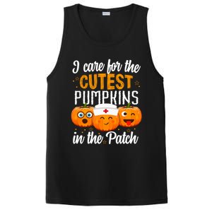 I Care For The Cutest Pumpkins In The Patch Nurse Halloween Meaningful Gift PosiCharge Competitor Tank