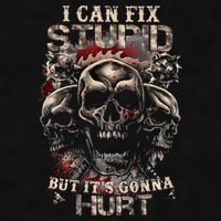 I Can Fix Stupid But Its Gonna Hurt Cool Skull Ladies PosiCharge Tri-Blend Wicking Tank