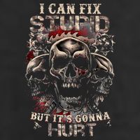 I Can Fix Stupid But Its Gonna Hurt Cool Skull 7 Panel Mesh Trucker Snapback Hat