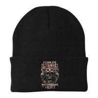 I Can Fix Stupid But Its Gonna Hurt Cool Skull Beanie