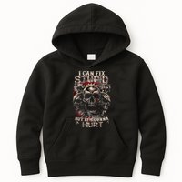 I Can Fix Stupid But Its Gonna Hurt Cool Skull Kids Hoodie