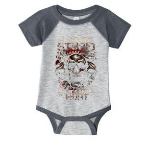 I Can Fix Stupid But Its Gonna Hurt Cool Skull Infant Baby Jersey Bodysuit