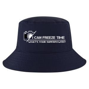 I Can Freeze Time What's Your Superpower Cool Comfort Performance Bucket Hat