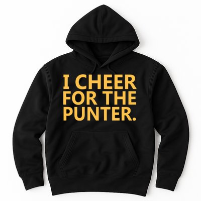 I Cheer For The Punter Iowa Hoodie
