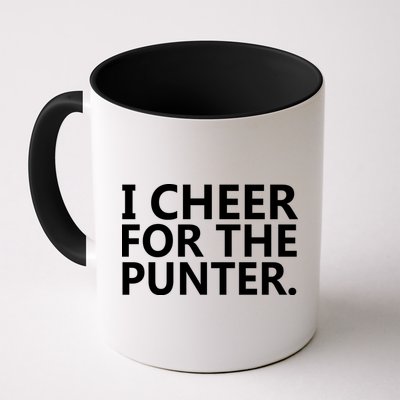 I Cheer For The Punter Iowa Mug