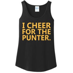 I Cheer For The Punter Iowa Ladies Essential Tank