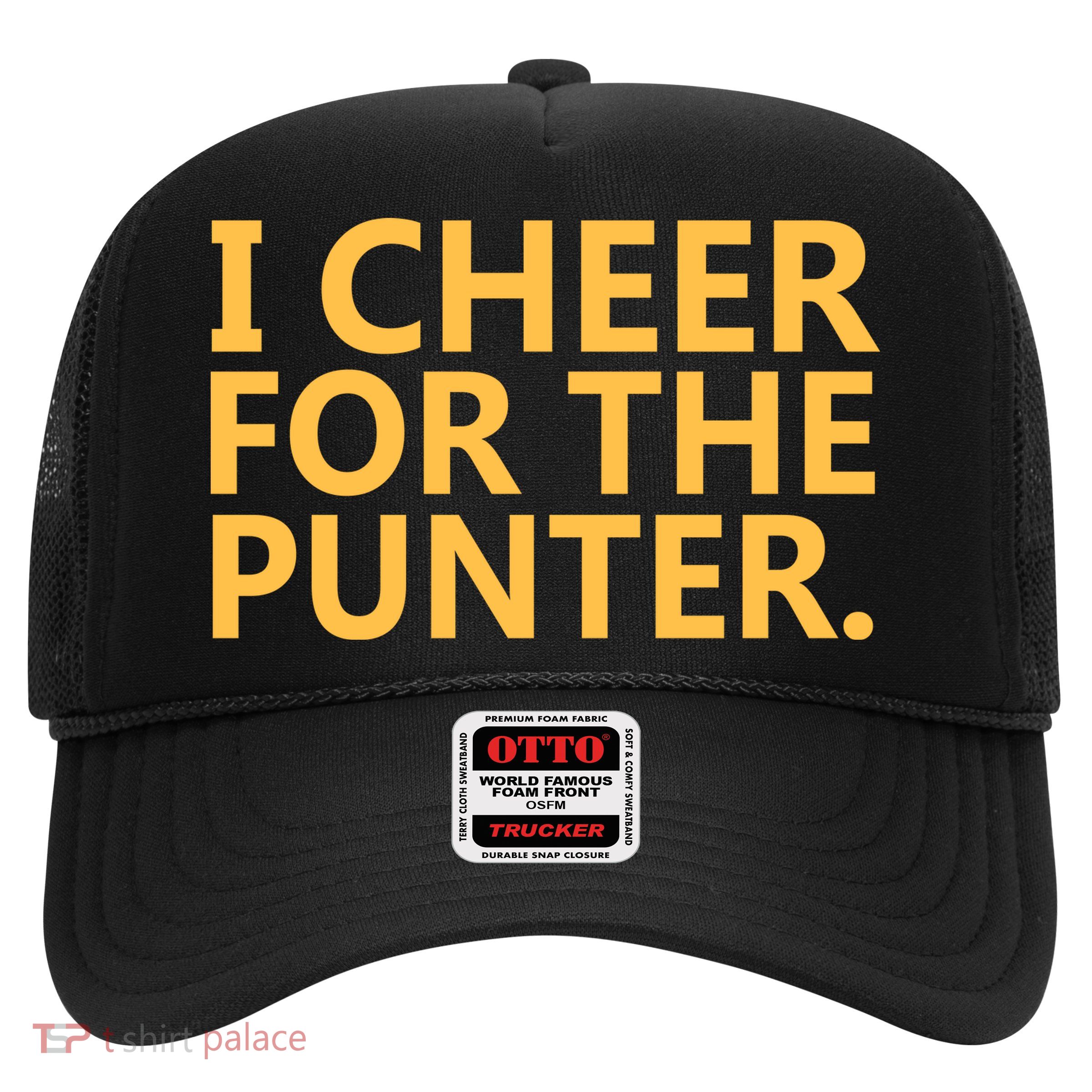 I Cheer For The Punter Iowa Trucker Hat
