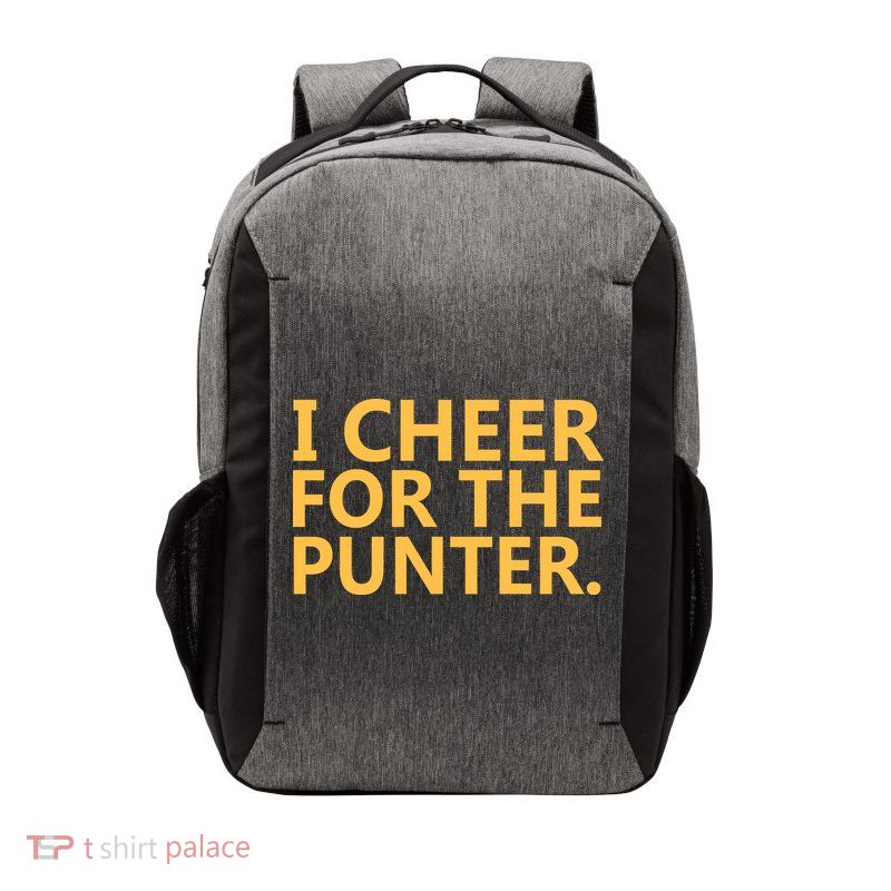 I Cheer For The Punter Iowa Vector Backpack
