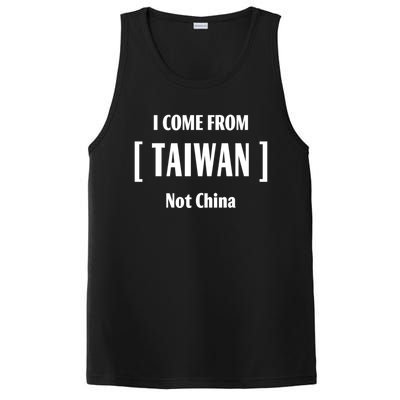 I Come From Tailwan Not China Cool Gift PosiCharge Competitor Tank