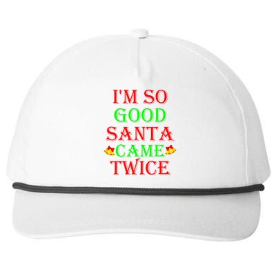 Inappropriate Christmas Funny Xmas Party Gift Snapback Five-Panel Rope Hat