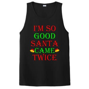 Inappropriate Christmas Funny Xmas Party Gift PosiCharge Competitor Tank