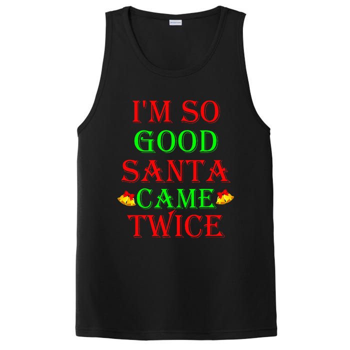 Inappropriate Christmas Funny Xmas Party Gift PosiCharge Competitor Tank