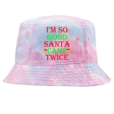 Inappropriate Christmas Funny Xmas Party Gift Tie-Dyed Bucket Hat