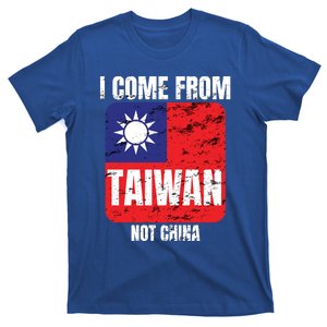 I Come From Taiwan Not China Gift T-Shirt