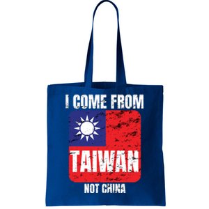 I Come From Taiwan Not China Gift Tote Bag