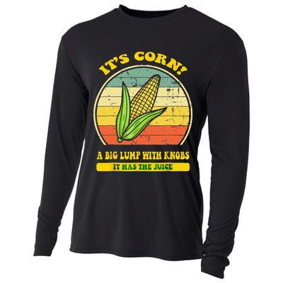 it's corn funny trendy design It’s Corn It Has The Juice tee Cooling Performance Long Sleeve Crew