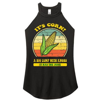 it's corn funny trendy design It’s Corn It Has The Juice tee Women's Perfect Tri Rocker Tank