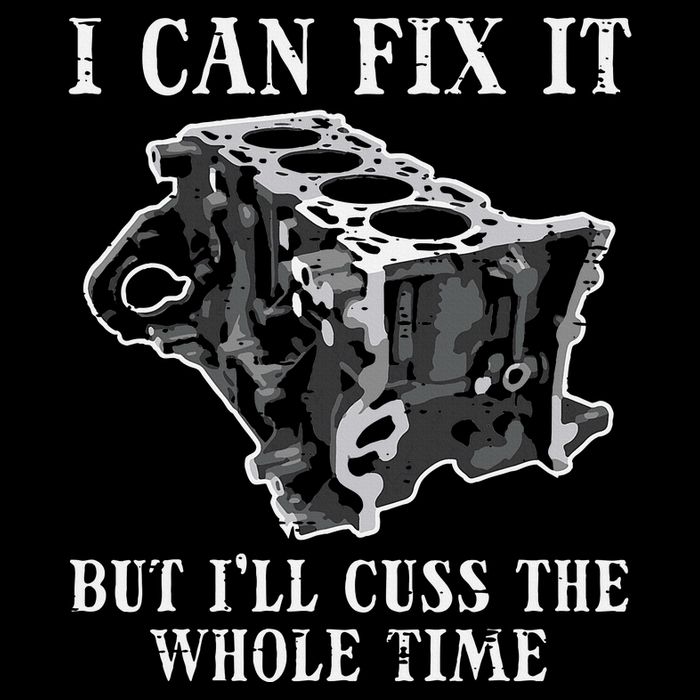 I Can Fix It Engine Funny Car Auto Mechanic Garage Daily Commute Backpack