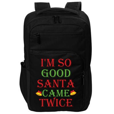 Inappropriate Christmas Funny Xmas Party Gift Impact Tech Backpack