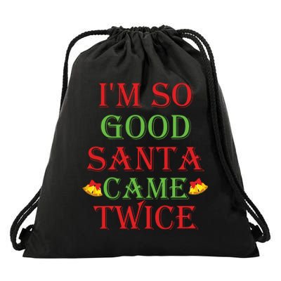 Inappropriate Christmas Funny Xmas Party Gift Drawstring Bag