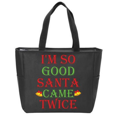 Inappropriate Christmas Funny Xmas Party Gift Zip Tote Bag