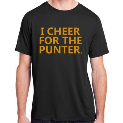 I Cheer For The Punter Adult ChromaSoft Performance T-Shirt