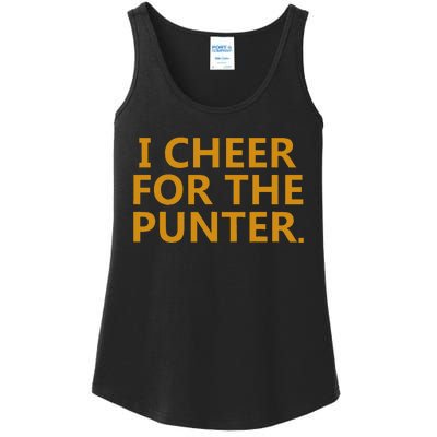 I Cheer For The Punter Ladies Essential Tank