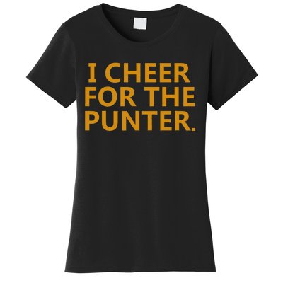 I Cheer For The Punter Women's T-Shirt