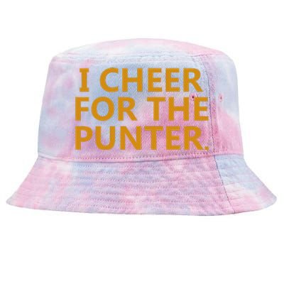 I Cheer For The Punter Tie-Dyed Bucket Hat