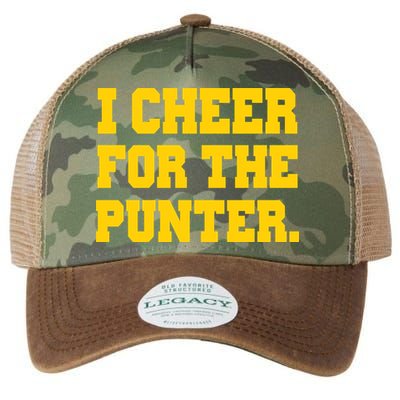 I Cheer For The Punter Legacy Tie Dye Trucker Hat