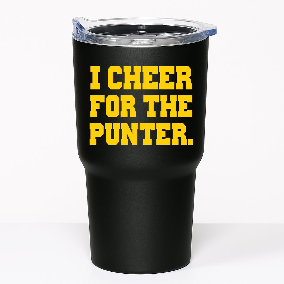 I Cheer For The Punter Tumbler