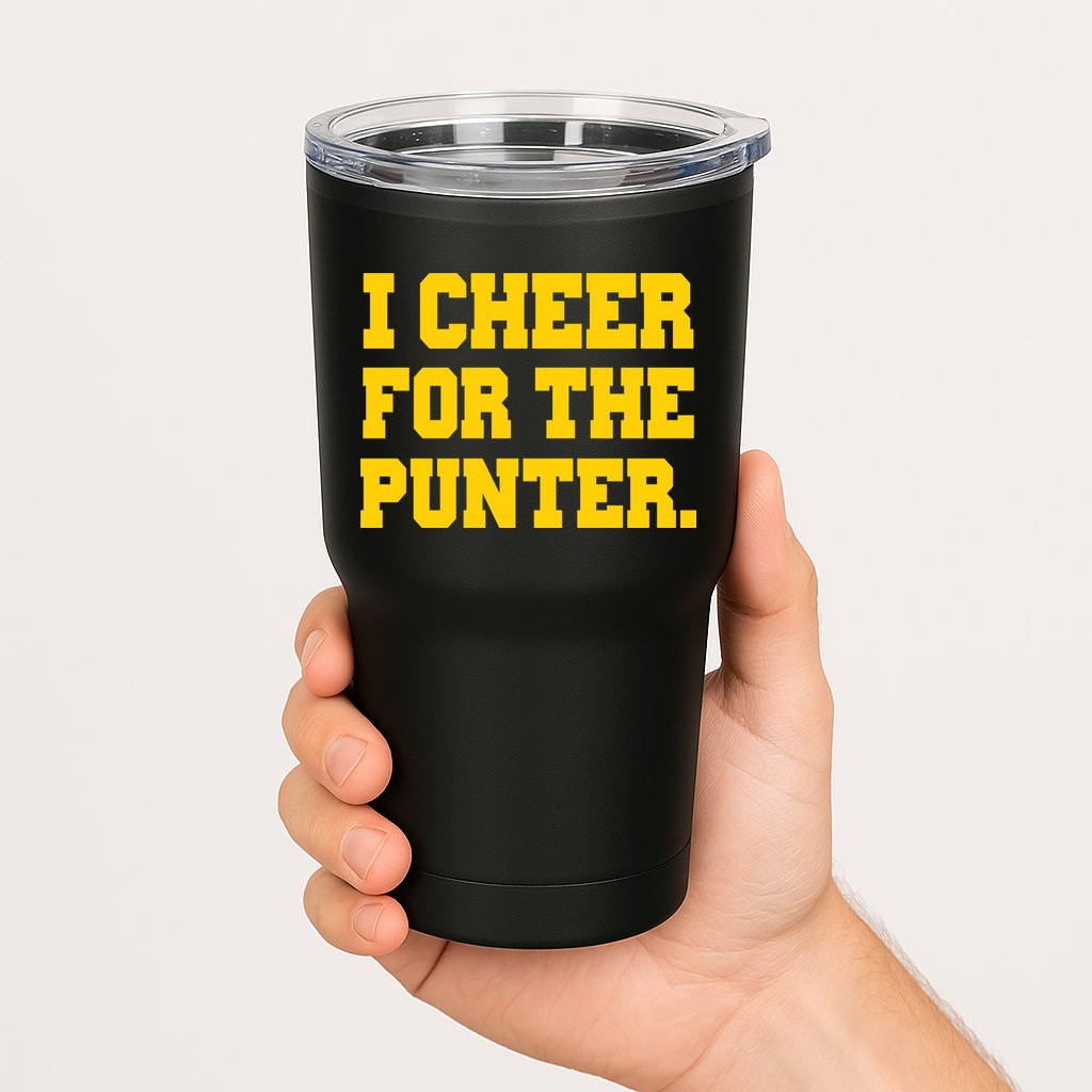 I Cheer For The Punter Tumbler