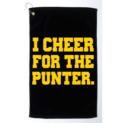 I Cheer For The Punter Golf Towel