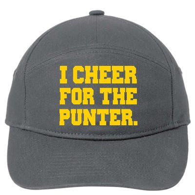 I Cheer For The Punter 7-Panel Snapback Hat