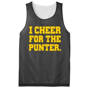 I Cheer For The Punter Mesh Reversible Basketball Jersey Tank