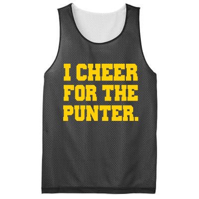 I Cheer For The Punter Mesh Reversible Basketball Jersey Tank
