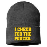 I Cheer For The Punter Sustainable Knit Beanie