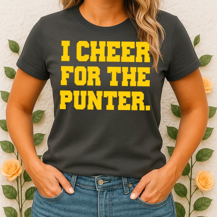 I Cheer For The Punter Womens T-Shirt