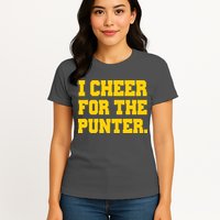 I Cheer For The Punter Womens T-Shirt