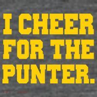I Cheer For The Punter Kids T-Shirt
