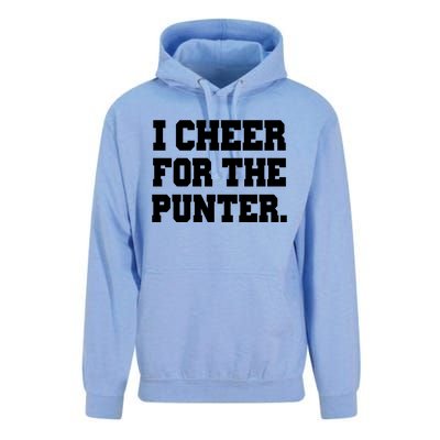 I Cheer For The Punter Unisex Surf Hoodie