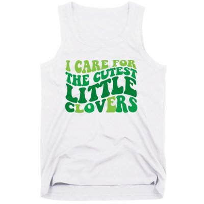 I Care For Cutest Clovers Nurse St Patricks Day Tank Top