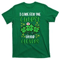 I Care For Cutest Clovers Nurse St Patricks Day T-Shirt