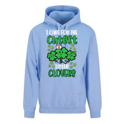 I Care For Cutest Clovers Nurse St Patricks Day Unisex Surf Hoodie