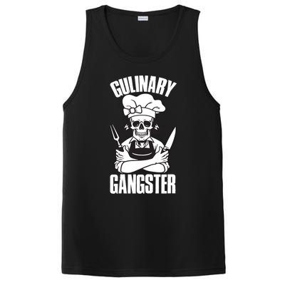 I Cook Funny Culinary Gangster Chef Who Loves Cooking Gift PosiCharge Competitor Tank