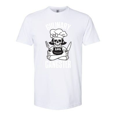 I Cook Funny Culinary Gangster Chef Who Loves Cooking Gift Softstyle CVC T-Shirt