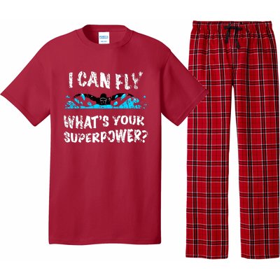 I Can Fly WhatS Your Superpower Butterfly Swimmer Pajama Set